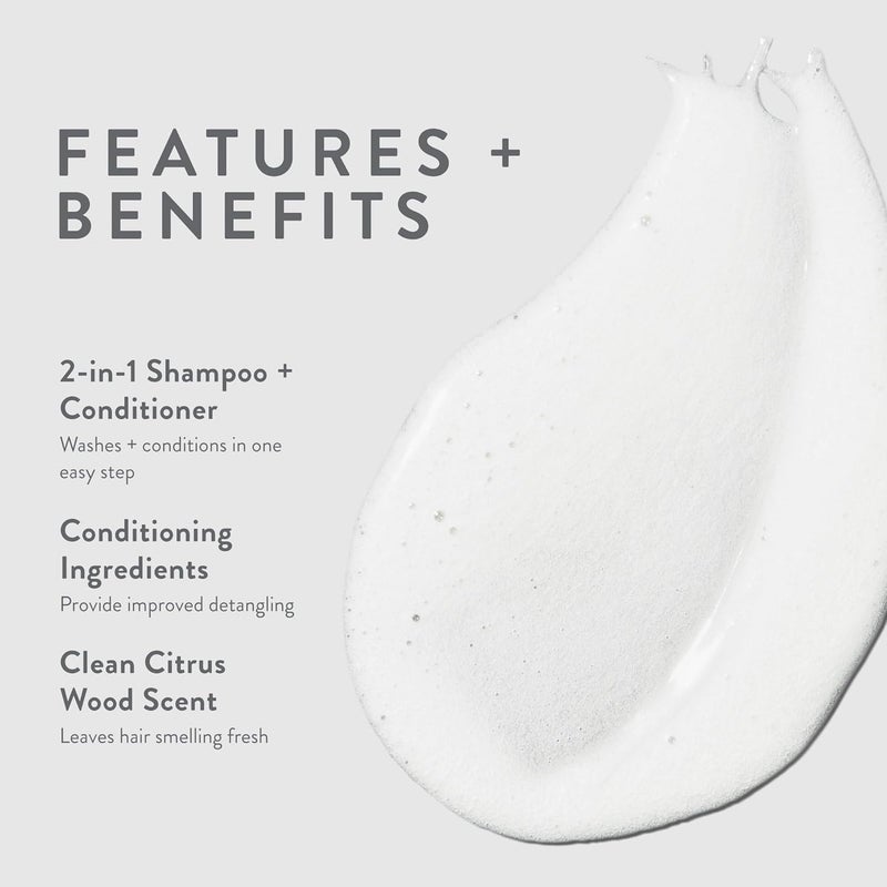 MITCH by Paul Mitchell Double Hitter 2-in-1 Shampoo and Conditioner for Men - 33.8 fl. oz. - Image 3