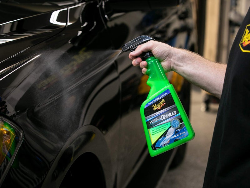 Meguiar's Hybrid Ceramic Detailer, Spray Car Detailer with Advanced SiO2 Hybrid Technology - 32 Oz Spray Bottle - Image 4