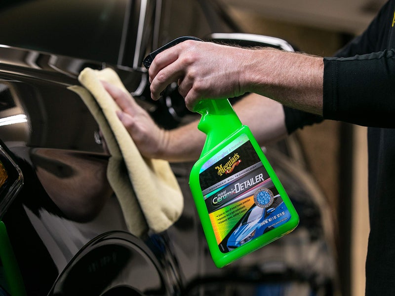 Meguiar's Hybrid Ceramic Detailer, Spray Car Detailer with Advanced SiO2 Hybrid Technology - 32 Oz Spray Bottle - Image 3