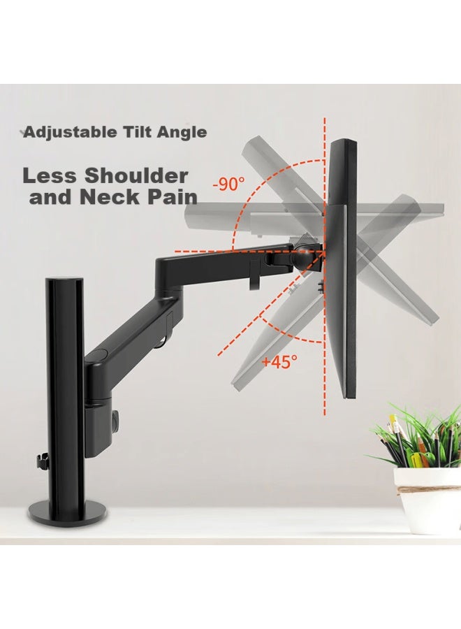 Ecola Monitor Stand Mechanical Arm Computer Stand Display Screen Arm Monitor Riser Compatible With Zowie Monitor Laptop 2-in-1 Df13bk - Image 4