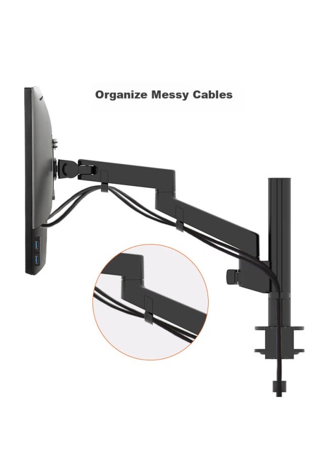 Ecola Monitor Stand Mechanical Arm Computer Stand Display Screen Arm Monitor Riser Compatible With Zowie Monitor Laptop 2-in-1 Df13bk - Image 5