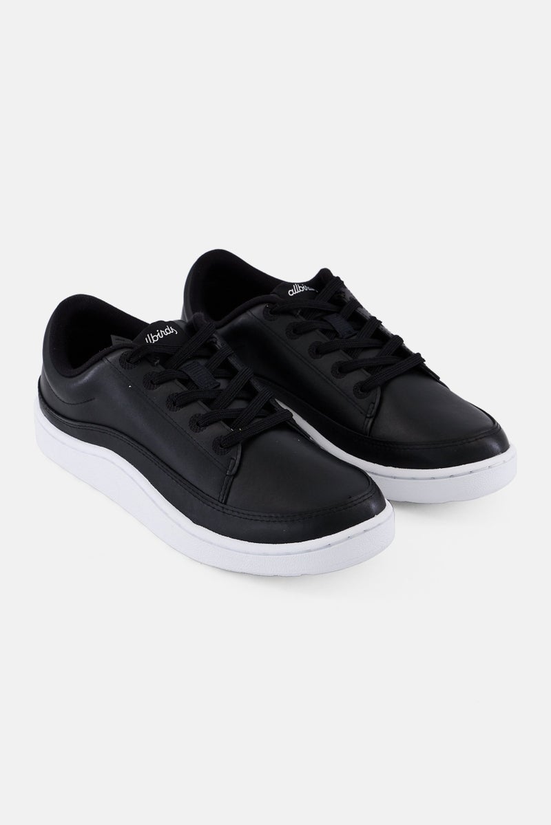 Allbirds Women Wide Lace Up casual Shoes, Black - Image 1