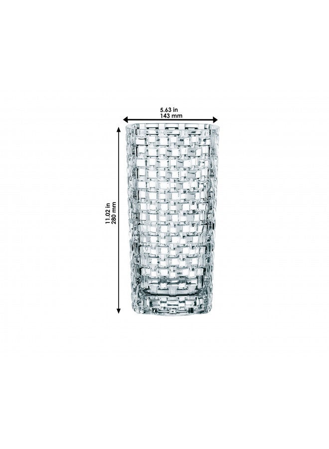 Nachtmann Bossa Nova Collection Crystal Vase, Clear Glass, 11- Inch, Decorative Flower Vase, Anniversary, Wedding, and Housewarming Gift, Dishwasher Safe - Image 2