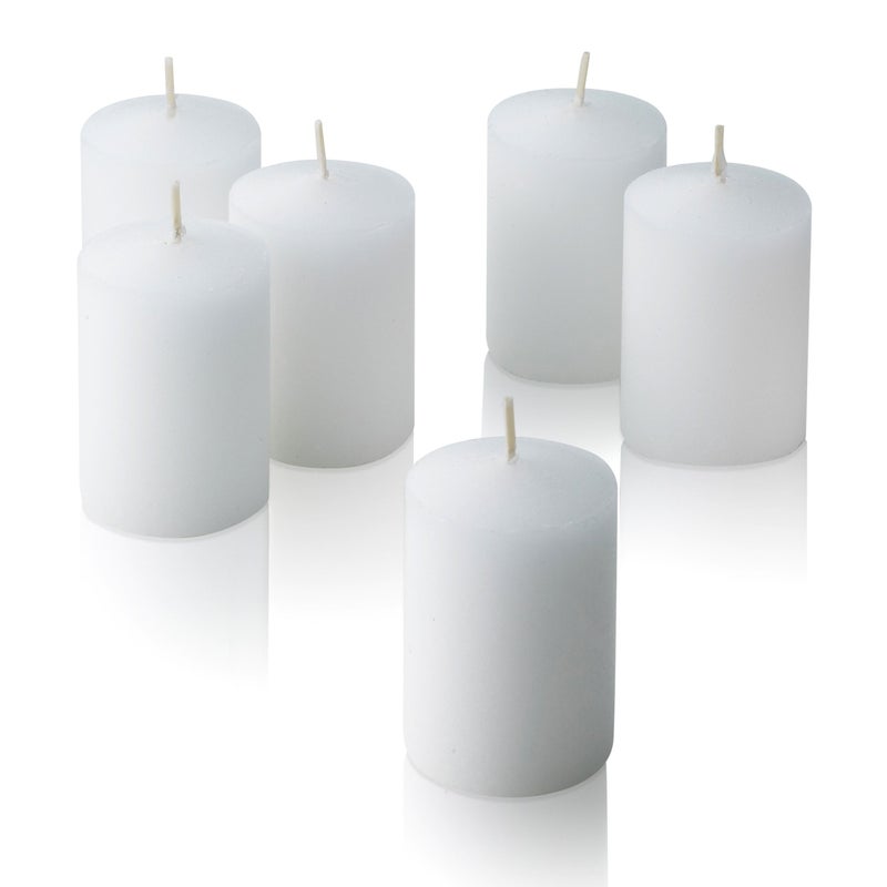 Light In The Dark White Votive Candles - Box of 36 Unscented Bulk Candles - 15 Hour Burn Time - for Weddings, Restaurants, Parties, Spa and Decorations. - Image 3