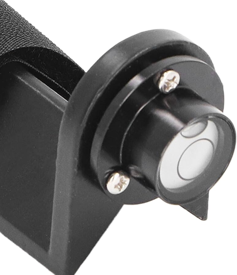 Aluminum Grade Rod with Horizontal Bubble Level Portable Leveling Tool Strap and Cover - Image 3