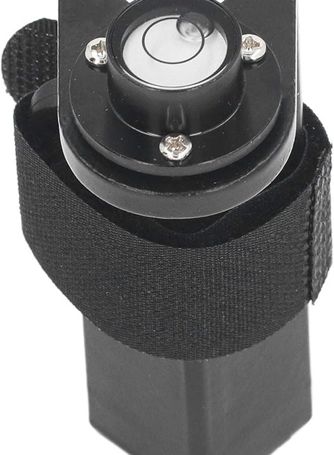 Aluminum Grade Rod with Horizontal Bubble Level Portable Leveling Tool Strap and Cover - Image 4