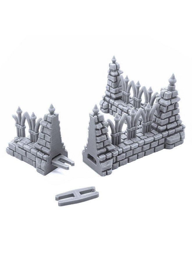 EnderToys Cemetery Ruins Bundle by Terrain4Print, 3D Printed Tabletop RPG Scenery and Wargame Terrain for 28mm Miniatures - Image 4
