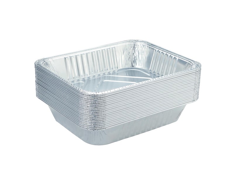 Waytiffer 9x13 Aluminum Pans  30Pack Disposable Foil Pans Half Size Deep Steam Table Pans Extra Thick for Baking Cooking Roasting Heating Serving  Lining SteamTable Trays