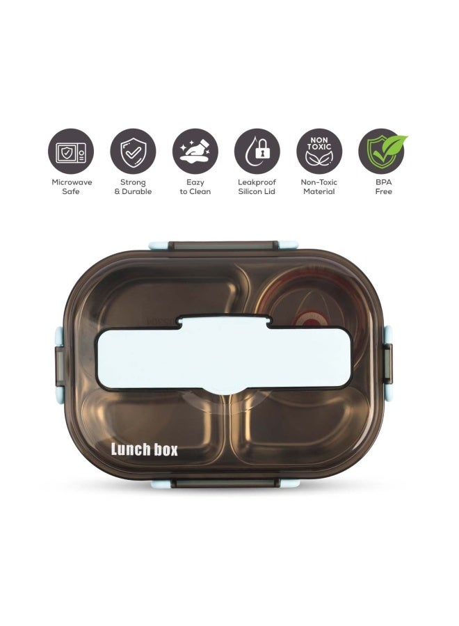 Cocobee Kids Oval Lunch Box - Blue - Image 2