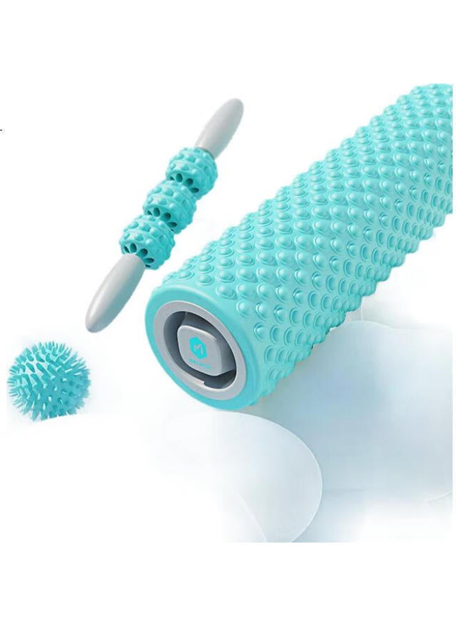 MIKE Mieke Foam Roller Massage Stick For Men And Women, Fitness Roller Muscle Relaxation Massage Stick Yoga Column Fascia Ball Set, Monet Pink - Image 2