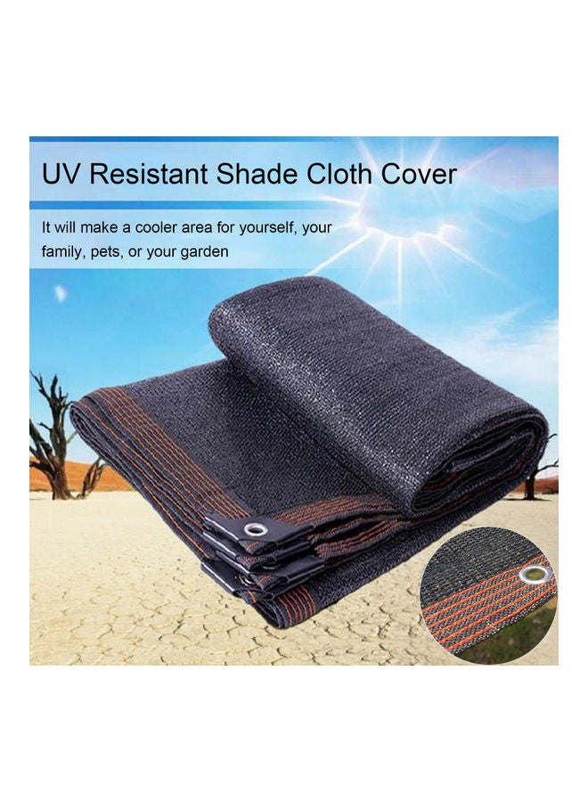 NIBEMINENT Shade Cloth Cover Wtih Elastic TieKennel Yard Swimming Pool Black  - Image 3