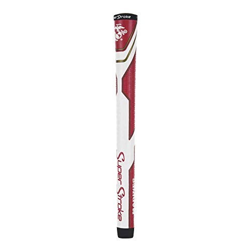 Super Stroke SuperStroke Military Traxion Tour Golf Club Grip, Marines (Standard) | Improves Feedback and Tackiness | Reduces Taper to Minimize Grip Pressure | Polyurethane Outer Layer, Navy/White (TS446154) - Image 2