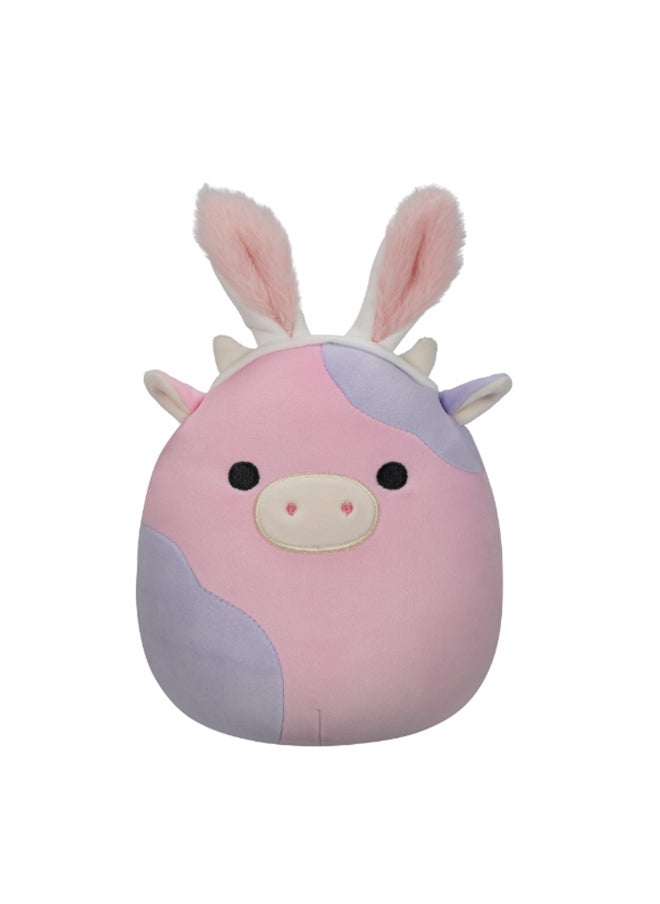 Squishmallows 7.5 inch Patty the Cow , Officially Licensed Kellytoy Plush Toy, Colorful Soft Toy, Gift for Kids, Girls & Boys Washable Squishy Stuff Toy Multicolor All Age  - Image 1