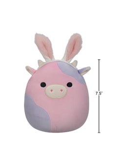 Squishmallows 7.5 inch Patty the Cow , Officially Licensed Kellytoy Plush Toy, Colorful Soft Toy, Gift for Kids, Girls & Boys Washable Squishy Stuff Toy Multicolor All Age  - Image 5
