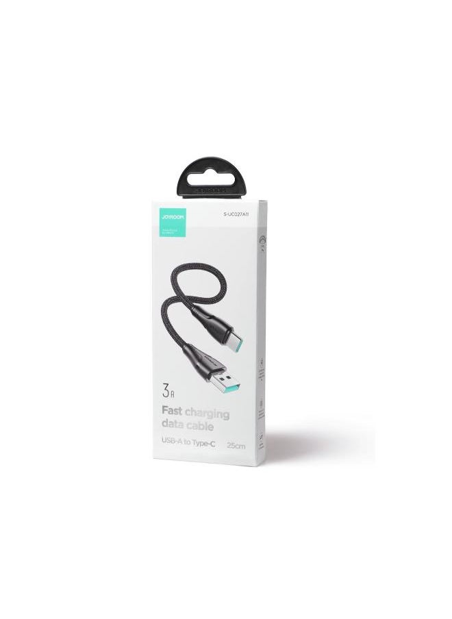 Generic - Joyroom Surpass Series A11 Lightning /USB-C 20W 0.25 m cable - black Guaranteed by Agent Trust - Image 1