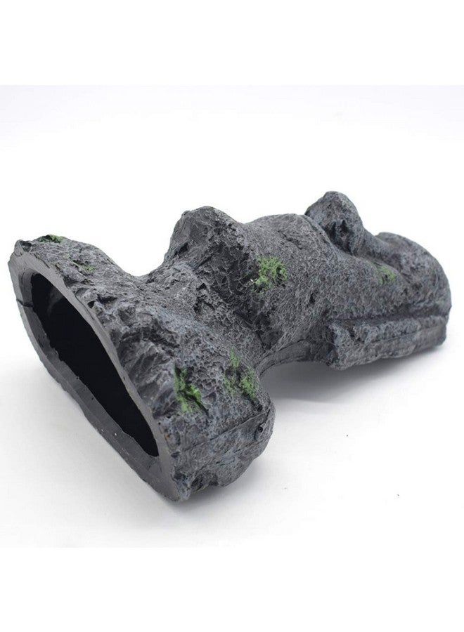 Amosfun Easter Island Head Fish Tank Aquarium Ornaments Cave Rockery Landscaping Decoration Size S - Image 3