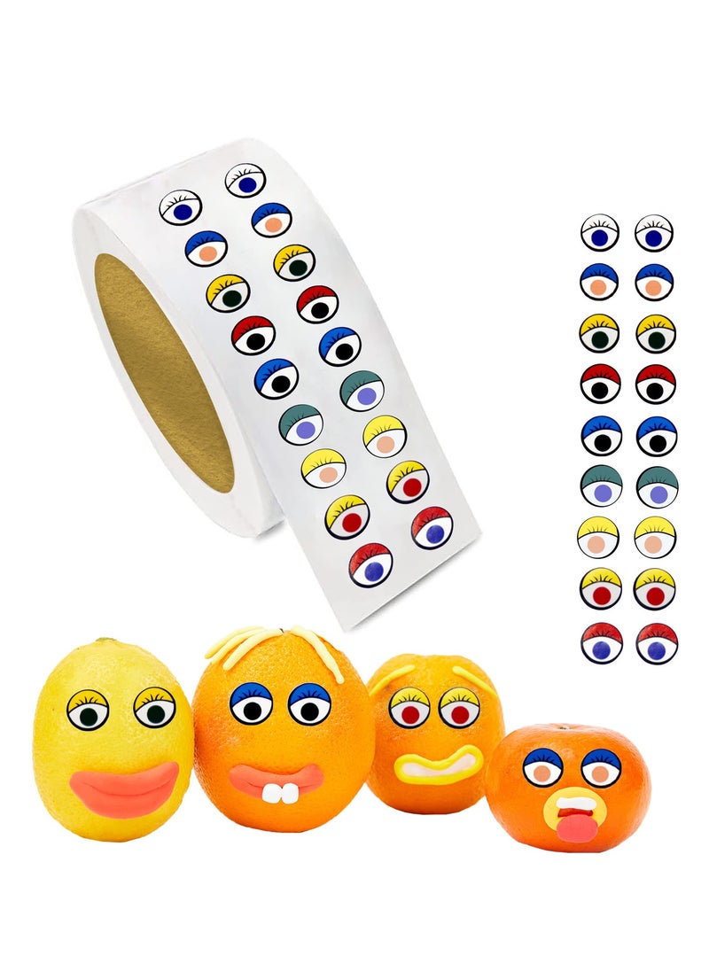 SYOSI - Colorful Eye Cute Self Adhesive Stickers, Large Googly Eyes Cartoon Wiggle Eye Stickers Eyeball Stickers for DIY Handmade Crafts Toys Notebook Party Favor (2000 Pieces) - Image 1