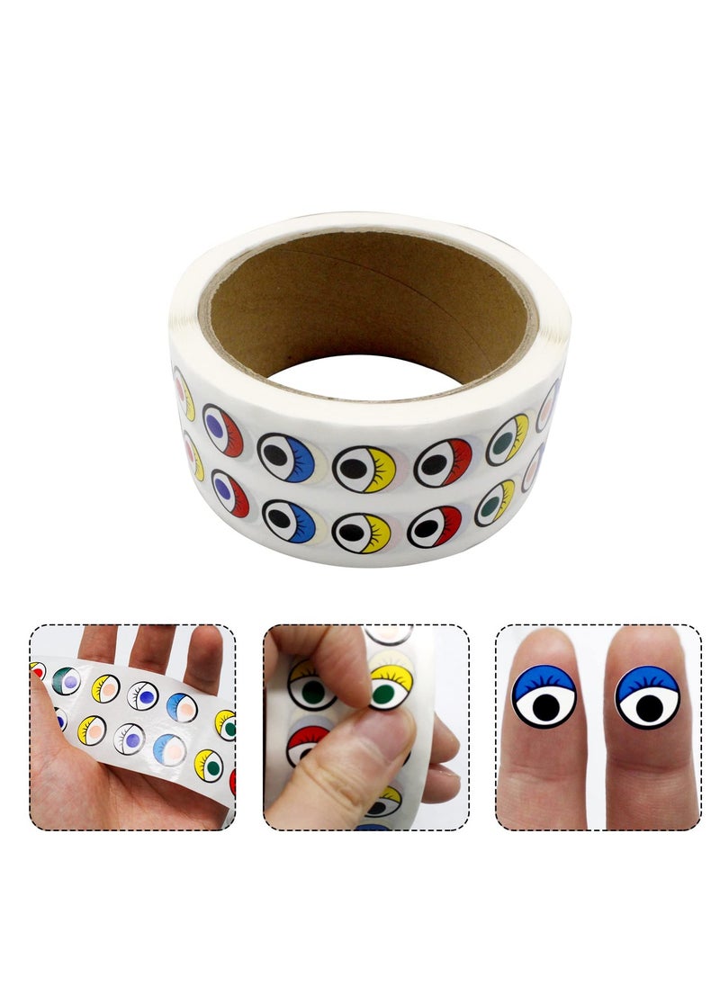SYOSI - Colorful Eye Cute Self Adhesive Stickers, Large Googly Eyes Cartoon Wiggle Eye Stickers Eyeball Stickers for DIY Handmade Crafts Toys Notebook Party Favor (2000 Pieces) - Image 1