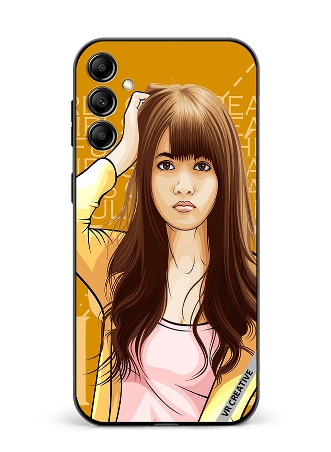 VR CREATIVE Protective Case Cover For Samsung Galaxy A15 5G/A15 Girl Posing Design Multicolour - Image 1