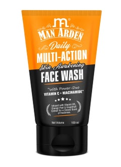 Man Arden Man Arden Daily Multi-Action Skin Awakening & Brightening Face Wash | With Power Duo Vitamin C + Niacinamide, 100 ml  - Image 1