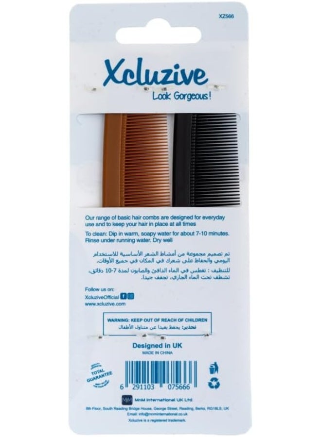 Xcluzive Twin Pack Pocket Comb - Image 2