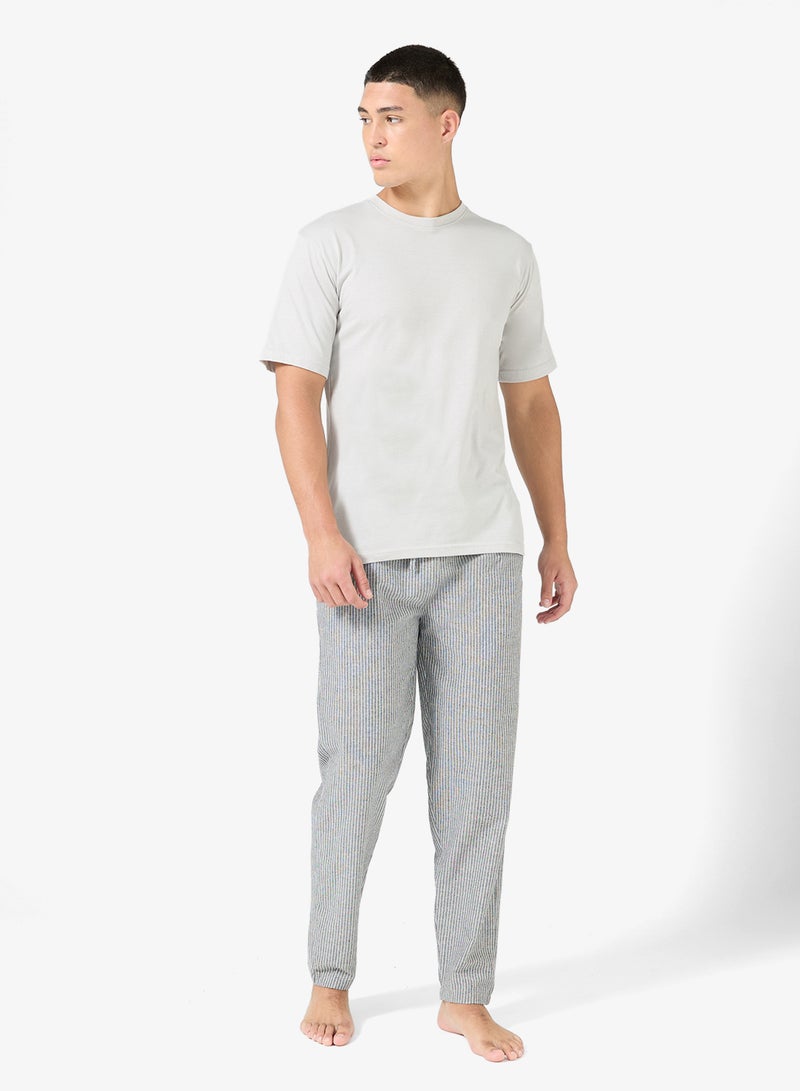 سفنتي فايف طقم بيجامة تي شيرت وبنطلون - Image 5