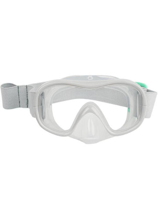 Subea Kids' Snorkelling Mask Snorkel Set SUBEA 100 JR - Grey - Image 3
