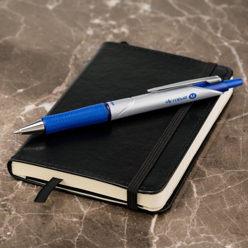 PILOT أقلام حبر جاف قابلة لإعادة التعبئة وقابلة للسحب من بايلوت أكروبول برو، نقطة متوسطة، حبر أزرق، عبوة 12 قلم (31911) - Image 3