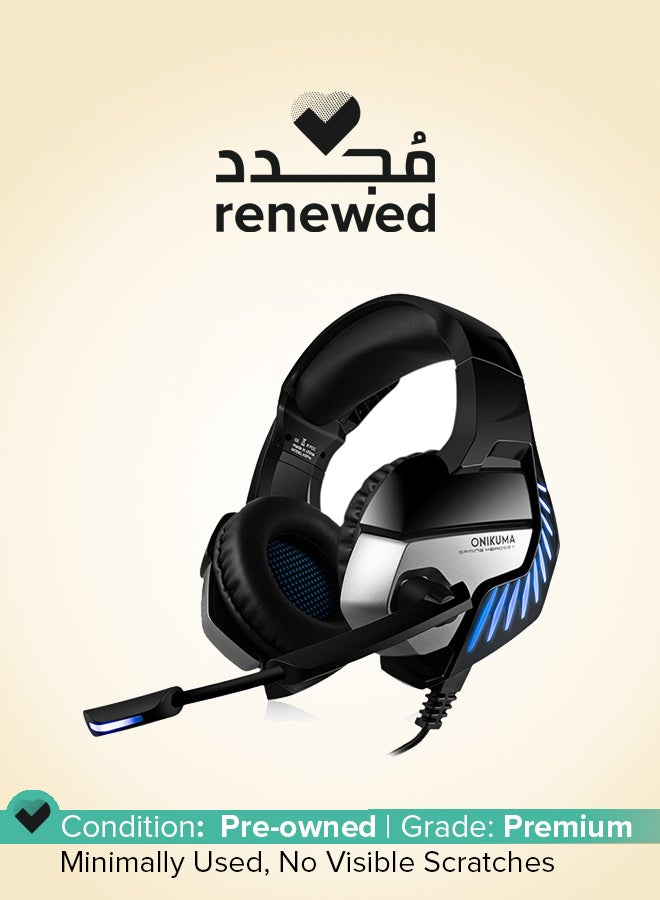 onikuma Renewed - K5 Pro Stereo Over-Ear Gaming Wired Headset With Mic - Image 1