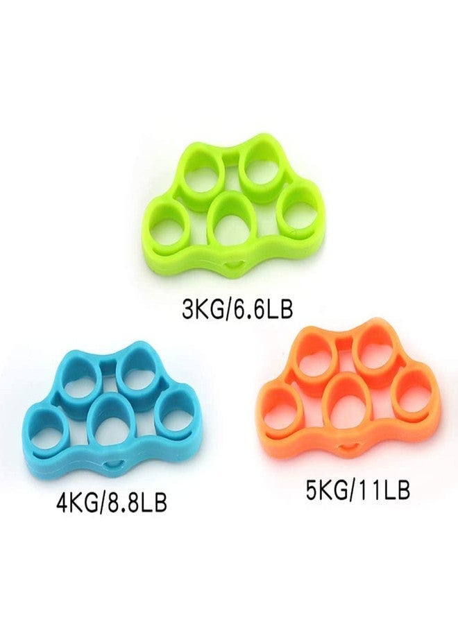 Hovico Finger Strengthener Grip Resistance Bands Grip Strength Trainer Finger Grip Strengthener Strength Trainer Gripper set for Arthritis Carpal Tunnel Exercise Guitar and Rock Climbing - Image 2