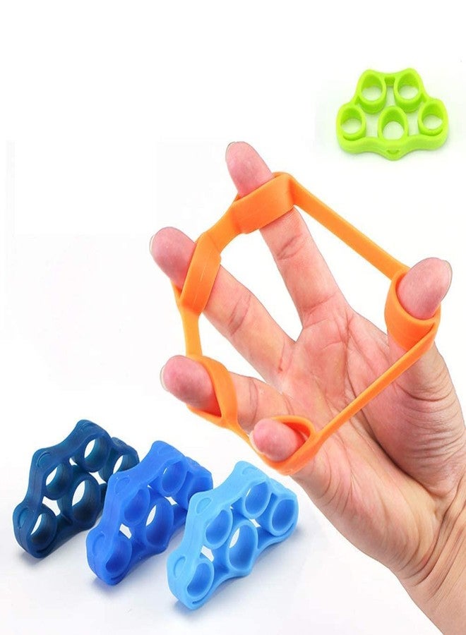 Hovico Finger Strengthener Grip Resistance Bands Grip Strength Trainer Finger Grip Strengthener Strength Trainer Gripper set for Arthritis Carpal Tunnel Exercise Guitar and Rock Climbing - Image 5