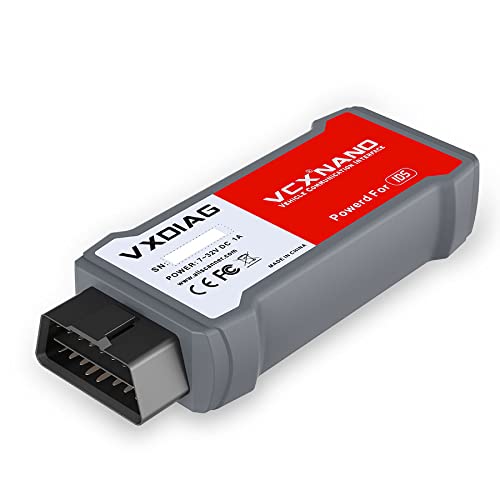 أداة تشخيص VXDIAG VCX نانو متوافقة مع فورد ومازدا 2 في 1 مع أداة برمجة IDS حمراء