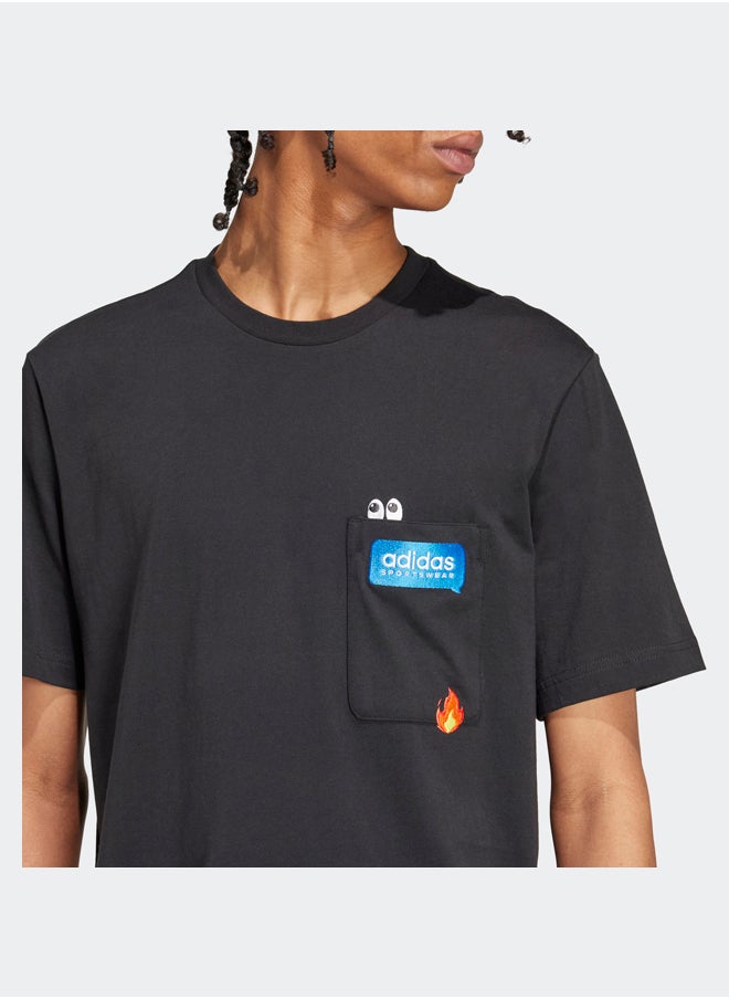 Adidas Remoji Pocket Graphic T-Shirt  - Image 5