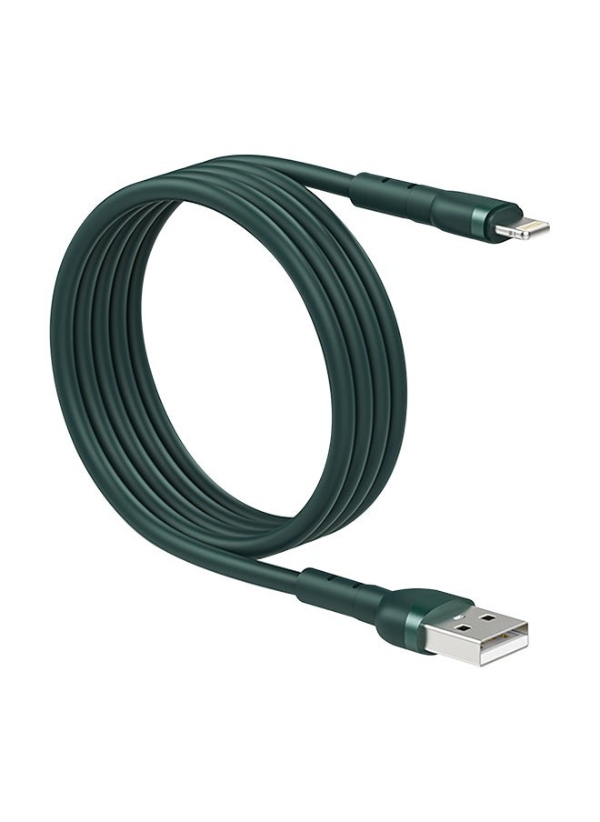 Recci - Cable Charger Data transfer, PD20W fast charging, Type-C TO Lightning, 100cm Length, green - Image 1