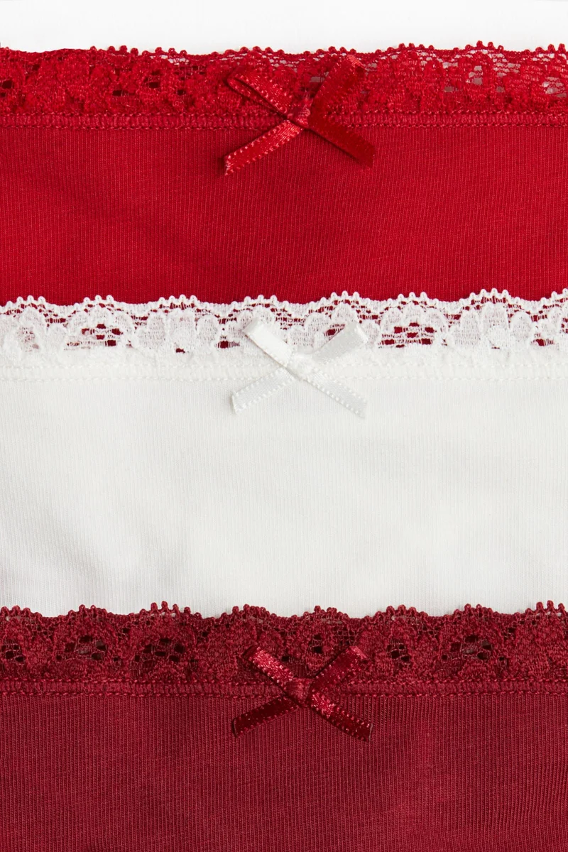 H&M 5-pack cotton tanga thong briefs