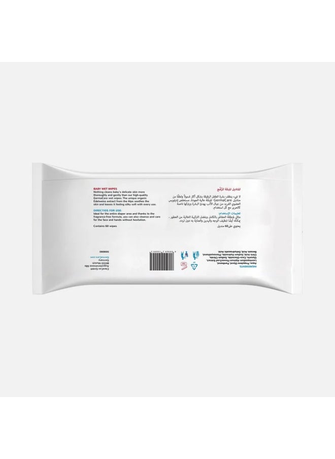 Germacare Germacare Baby Wipes 60 Sheets  - Image 2