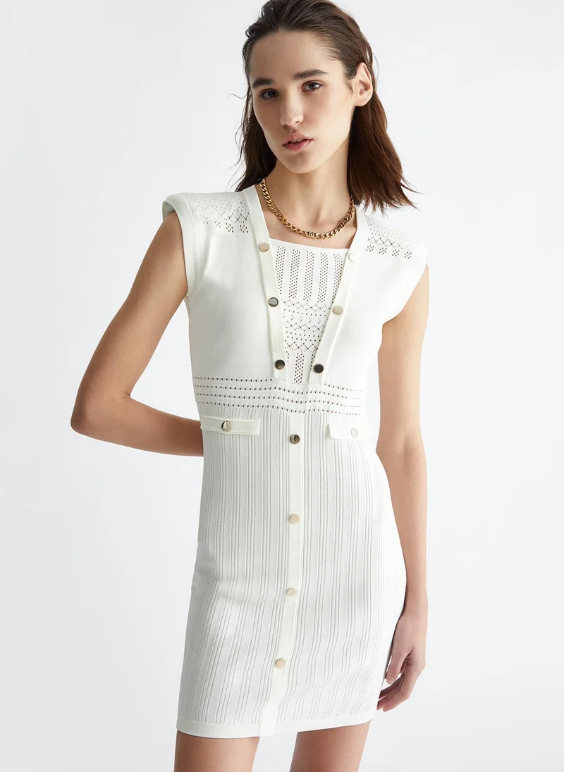 Liu Jo Knit dress with buttons