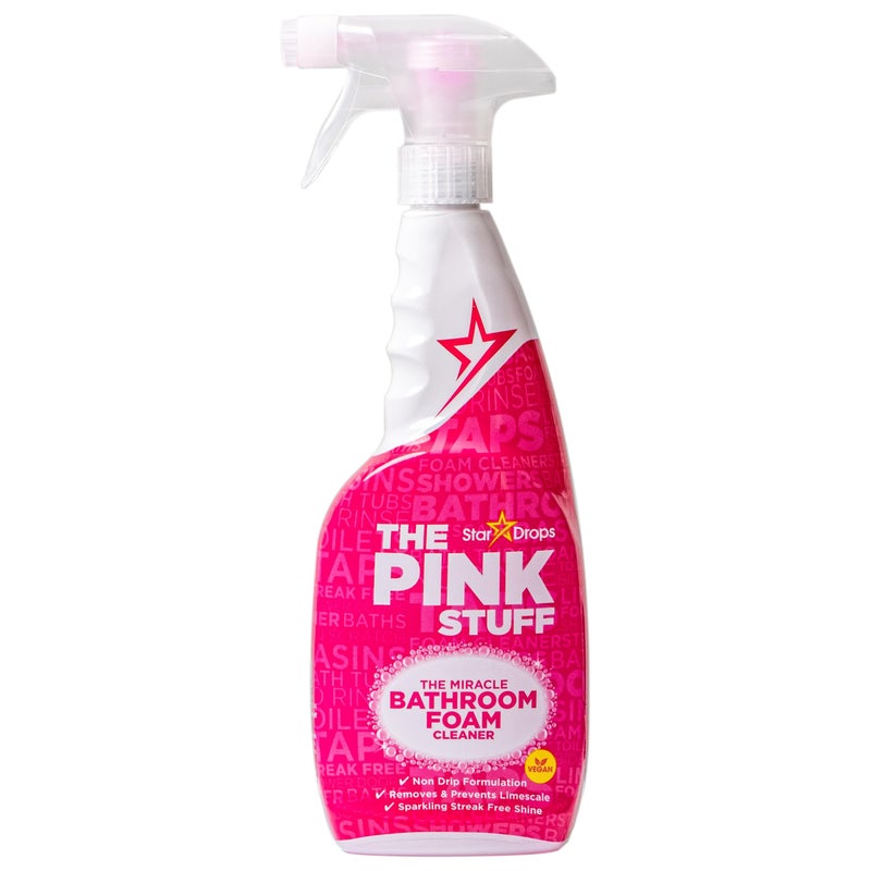 Stardrops - The Pink Stuff - The Miracle Bathroom Foam Cleaner 750ml 3-Pack Bundle (3 Bathroom Foam Spray) - Image 2