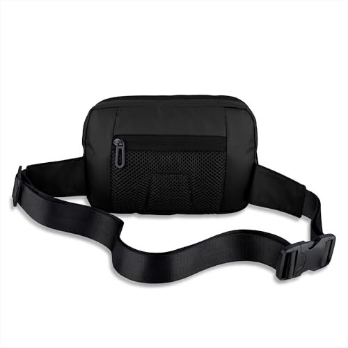 KUKLAR Travel Waist Bag Money Organizer Waterproof Mobile Pouch with Multi-Compartments Portable Cosmetic & Passport Pouch for Men & Women(Black) - Image 4