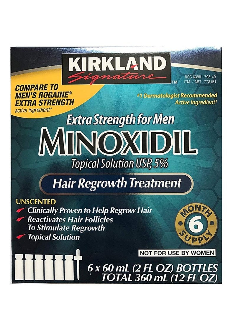 Kirkland Signature - Minoxidil Extra Strength Hair Regrowth Bottles - Image 1
