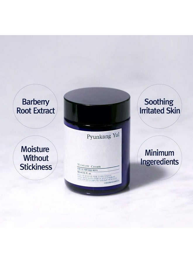 Pyunkang Yul Moisture Cream - Korean Skin Care Face Cream - Facial Moisturizer for dry and combination skin types - Natural Ingredients Shea Butter, jojoba seed oil deeply moisturize Skin - 3.4 Fl oz - Image 3