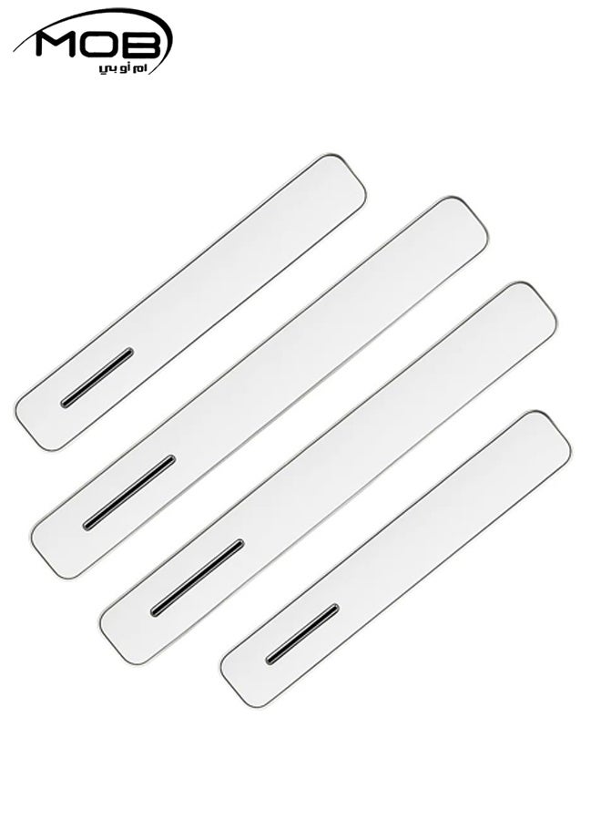 MOB M2165 Car Reflective Protective Stickers (4Pcs) – Anti-Collision Door Edge Guard Strips, Waterproof Reflective Safety Stickers for Car Door Protection - Image 2