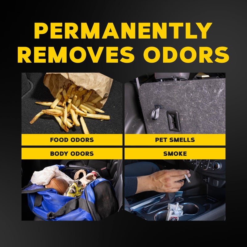 Meguiar's بخاخ مزيل الروائح الكريهة من Meguiar's Whole Car Refresher، يزيل الروائح الكريهة القوية في السيارة، رائحة السيارة الجديدة - زجاجة بخاخ بحجم 2 أونصة - Image 3