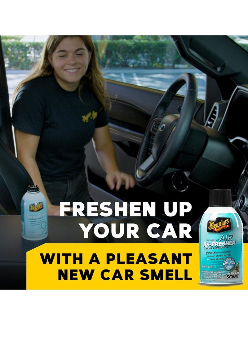 بخاخ مزيل الروائح الكريهة من Meguiar&#39;s Whole Car Refresher، يزيل الروائح الكريهة القوية في السيارة، رائحة السيارة الجديدة - زجاجة بخاخ بحجم 2 أونصة - pzsku/ZEA2EB539D49727ADB35FZ/45/_/1717841055/b0712c69-3b22-49b2-ba1b-d6c73ce20751