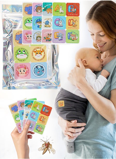 180PCS Mosquito Sticker for Kids Adults,Mosquito Repellent Plasters, Natural Pure Essential Oil Insect Repellent Patches