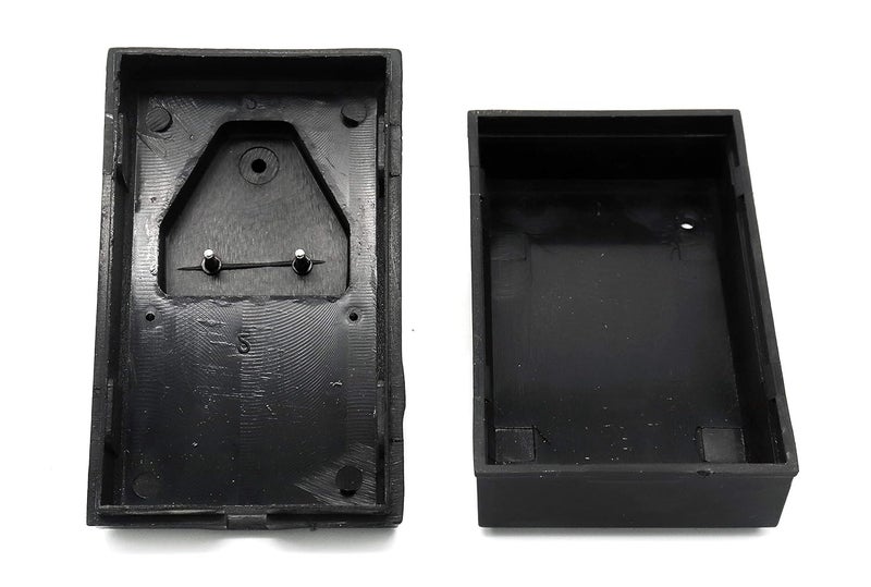 Electronicspices زوج من 2 صناديق غلاف بلاستيكي أسود لمهايئ المشاريع الإلكترونية - Image 3