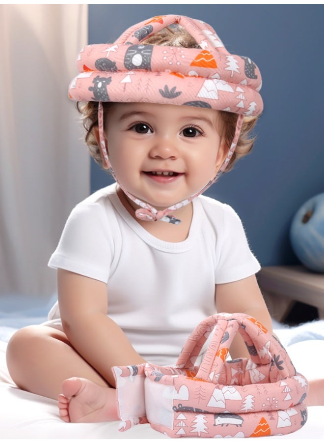 MIXDE Baby Head Protector Cushion Pillow Toddler Breathable Safety Protect Hat for Crawling and Walking,With 2 Knee Pads for Crawling and Walking, 6 Months-3 YearsWith 2 Knee Pads for Crawling and Walking - Image 4