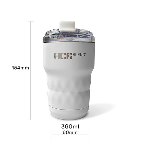 Ace Blend Coffee Mug 360 ml | Vacuum Insulated Stainless Steel | Travel Coffee Mug | Leak-Proof Lid | Reusable Thermal Cup | Hot & Cold - Image 3
