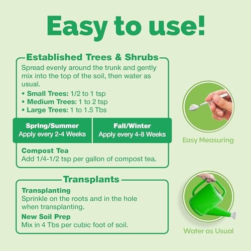 TPS NUTRIENTS فطريات المايكورايزا للأشجار، ميكوس الشجر والشجيرات للزراعة والنباتات الراسخة، يحتوي على المايكورايزا والبروبيوتيك للتربة (6 أونصات) - Image 5