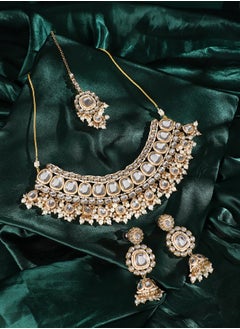 SOHI Stone Studded & Beaded Jewellery Set  - Image 2
